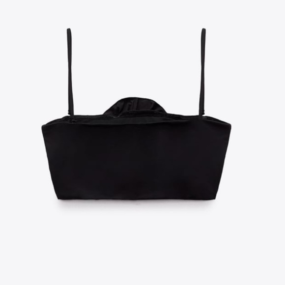 ZARA 2 Piece Bikini Top And Bottom Black - Picture 5 of 7